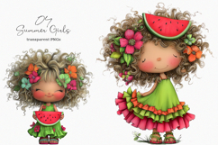 Whimsical Girls Clipart Product Image 1