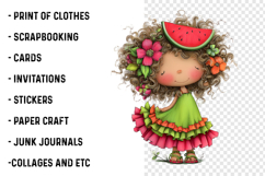 Whimsical Girls Clipart Product Image 2