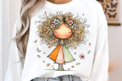 Whimsical Girls Clipart Product Image 3