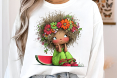 Whimsical Girls Clipart Product Image 3