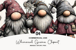 Whimsical Gnome Clipart Product Image 1