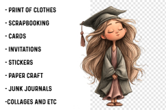 Whimsical Graduation Kids Clipart Product Image 2