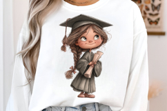 Whimsical Graduation Kids Clipart Product Image 3