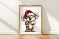 Whimsical Grumpy Christmas Animals Png Product Image 3