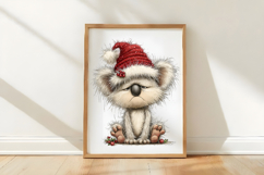 Whimsical Grumpy Christmas Animals Product Image 3