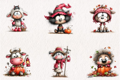Whimsical Halloween Animals Clipart Product Image 2