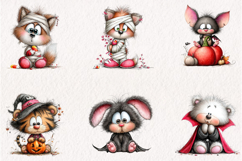 Whimsical Halloween Animals Clipart Product Image 3