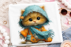 Whimsical Halloween Cat Clipart Product Image 2