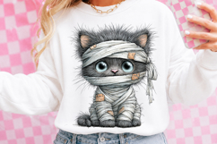 Whimsical Halloween Cat Clipart Product Image 2