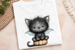 Whimsical Halloween Cat Clipart Product Image 3