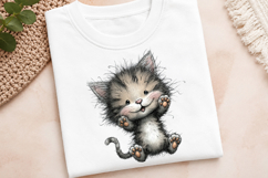 Whimsical Halloween Cat Clipart Product Image 3