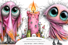 Whimsical Halloween Clipart Product Image 1
