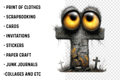 Whimsical Halloween Clipart PNG Product Image 2