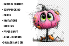 Whimsical Halloween Clipart Product Image 2