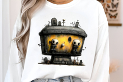 Whimsical Halloween Clipart PNG Product Image 3