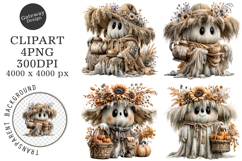 Whimsical Halloween Clipart Product Image 1