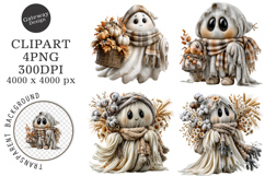 Whimsical Halloween Clipart Product Image 1