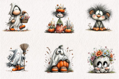 Whimsical Halloween Clipart Bundle PNG Product Image 2