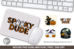 Whimsical Halloween Mouse Pad Product Image 1