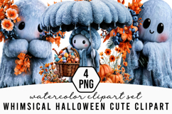 Whimsical Halloween Cute Clipart Product Image 1