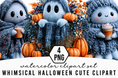 Whimsical Halloween Cute Clipart Product Image 1