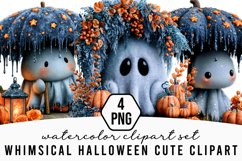 Whimsical Halloween Cute Clipart Product Image 1