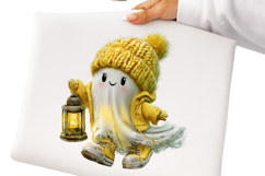 Whimsical Halloween Ghost Clipart Product Image 2