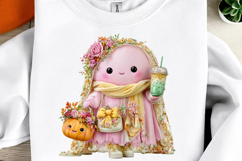 Whimsical Halloween Ghost Clipart Product Image 3