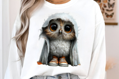 Whimsical Halloween Owl Clipart Product Image 3