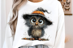 Whimsical Halloween Owl Clipart Product Image 3