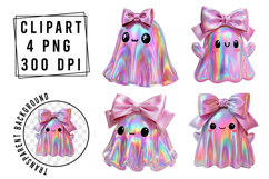 Whimsical Halloween Pink Cute Clipart Product Image 1