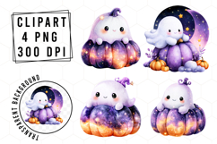Whimsical Halloween Pumpkin Clipart Product Image 1