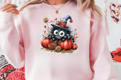 Whimsical Halloween Spiders Clipart Bundle Product Image 4