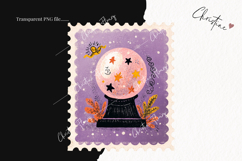 Whimsical Halloween Postage Stamps | Halloween Png Product Image 2