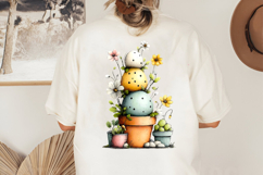 Whimsical Happy Easter Clipart Product Image 2