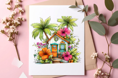 Whimsical Hawaiian Summer Clipart - Hawaiian Summer Png Product Image 3