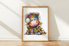 Whimsical Hippopotamus Clipart Product Image 3