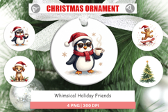 Whimsical Holiday Friends Ornament Product Image 1