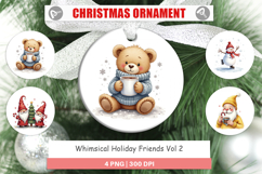 Whimsical Holiday Friends Ornament Product Image 1