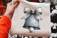 Whimsical Icy Blue Christmas Clipart Product Image 2