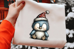 Whimsical Icy Blue Christmas Clipart Product Image 2