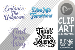 Journey Post Grad Quotes Sublimation Product Image 1