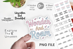 Journey Post Grad Quotes Sticker Product Image 1