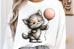 Whimsical Kitten Clipart PNG Product Image 3