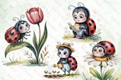 Whimsical Ladybug Clipart Product Image 1