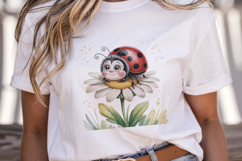 Whimsical Ladybug Clipart Product Image 2