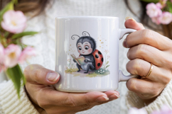 Whimsical Ladybug Clipart Product Image 3