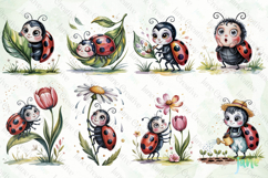 Whimsical Ladybug Clipart Bundle Product Image 3