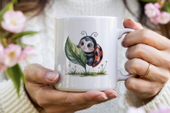 Whimsical Ladybug Clipart Product Image 3