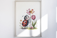 Whimsical Ladybug Clipart Product Image 5